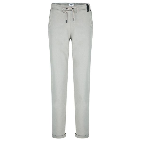 Spodnie damskie LOAP Debora w stylu denim, rozmiar S. Fioletowe spodnie dresowe ZONE PERFECT, bez wzorów, z denimu, długie. Za 221.99 zł.