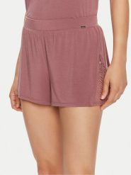 Calvin Klein Underwear Szorty piżamowe 000QS7190E Różowy Relaxed Fit. Czerwone piżamy Calvin Klein Underwear, xs, bez wzorów, bez kołnierzyka, bez ramiączek. Za 149.99 zł.