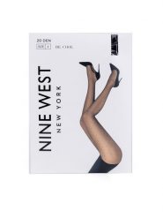 Nine West Rajstopy 9WB-004-SS25 Czarny. Czarne rajstopy Nine West, bez wzorów, z materiału. Za 34.99 zł.