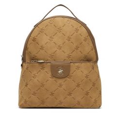 Plecak Beverly Hills Polo Club. Brązowe plecaki Beverly Hills Polo Club, bez wzorów, bez dodatków. Za 229.99 zł.