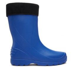 Kalosze Dry Walker. Niebieskie kalosze Dry Walker, bez wzorów, bez zapięcia. Za 69.99 zł.