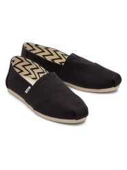 TOMS Espadryle w kolorze czarnym rozmiar: 39. Czarne espadryle TOMS, bez wzorów, bez obcasa. Za 155.95 zł.