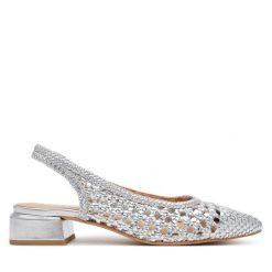 Czółenka Gioseppo. Szare czółenka Gioseppo, bez wzorów, bez obcasa, bez zapięcia. Za 339.99 zł.