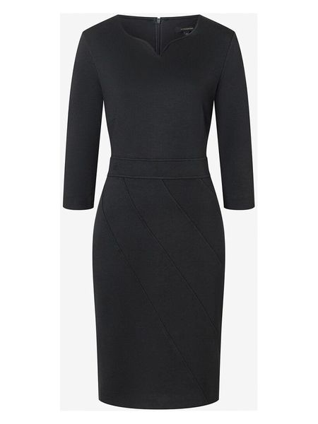 More & More Sukienka w kolorze czarnym rozmiar: 40. Czarne sukienki More & More, bez wzorów, bez kołnierzyka, bez ramiączek, midi. Za 144.58 zł.