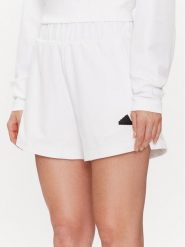 Adidas Szorty sportowe Z.N.E. IN9481 Biały Loose Fit. Białe szorty sportowe adidas, bez wzorów, z syntetyku. Za 139.99 zł.