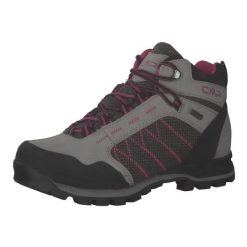 Damskie buty trekkingowe CMP Thiamat 2.0 Waterproof. Czerwone trekkingi CMP, bez wzorów, z gumy, bez zapięcia, trekkingowe. Za 556.10 zł.