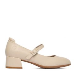 Czółenka Go Soft. Brązowe czółenka GO SOFT, bez wzorów, bez obcasa, bez zapięcia. Za 129.99 zł.