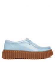 Clarks Półbuty Torhill Bee 26186669 Błękitny. Niebieskie półbuty wsuwane Clarks, bez wzorów, ze skóry, bez obcasa, na płaskiej podeszwie. Za 519.99 zł.
