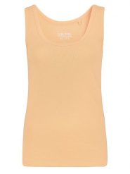 Sublevel Top w kolorze brzoskwiniowym rozmiar: L. Pomarańczowe topy Sublevel, l, bez wzorów, bez kołnierzyka, bez ramiączek. Za 33.06 zł.
