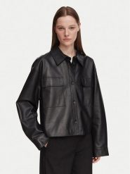 Weekend Max Mara Kurtka skórzana Piovra 2625446021 Czarny Regular Fit. Czarne kurtki Weekend Max Mara, bez wzorów, ze skóry, bez kaptura. Za 2,529.00 zł.
