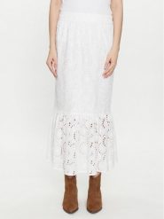 JOOP! Spódnica midi 30042145 Biały Regular Fit. Białe spódnice Joop!, bez wzorów, z bawełny, midi. Za 709.99 zł.