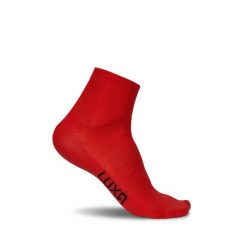 Skarpety Rowerowe Unisex Luxa Classic Short. Czerwone skarpetki LUXA, bez wzorów, z elastanu. Za 59.00 zł.