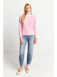 Rich & Royal Sweter w kolorze jasnoróżowym rozmiar: S. Różowe swetry Rich & Royal, s, bez wzorów, z wełny, bez ramiączek. Za 211.31 zł.