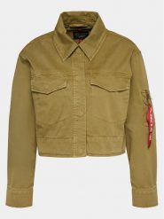 Alpha Industries Kurtka przejściowa Deck 136017 Zielony Oversize. Zielone kurtki Alpha Industries, l, bez wzorów, z bawełny, bez kaptura. Za 349.99 zł.