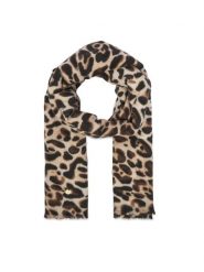 Guess Szalik AW5673 POL03 Brązowy. Brązowe szaliki i kominy Guess, z aplikacjami, z poliesteru. Za 194.99 zł.