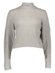 Pepe Jeans Sweter w kolorze szarym rozmiar: M. Szare swetry Pepe Jeans, m, bez wzorów, z jeansu, bez ramiączek. Za 150.02 zł.
