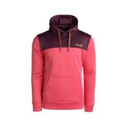 Bluza DUERO MIX z regulowanym kapturem, logo z przodu i kieszenią kangurkową. Czerwone bluzy z kapturem IZAS, na zimę, s, bez wzorów, z jeansu. Za 204.30 zł.