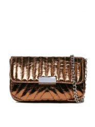 Vero Moda Torebka 10285997 Złoty. Żółte kopertówki Vero Moda, bez wzorów, ze skóry, wizytowe, bez dodatków. Za 169.99 zł.