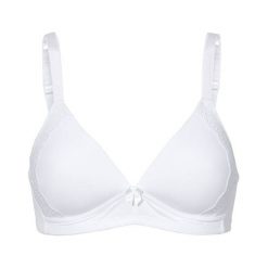 Cellbes Wyściełany biustonosz bez fiszbin biały female biały 70A. Białe biustonosze sportowe Cellbes, bez wzorów, z koronki. Za 119.00 zł.
