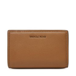 Duży Portfel Damski MICHAEL Michael Kors. Brązowe portfele MICHAEL Michael Kors, bez wzorów. Za 439.99 zł.