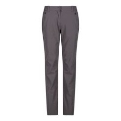 Spodnie damskie turystyczne CMP 32T7426. Brązowe spodnie materiałowe CMP, bez wzorów, sportowe. Za 257.50 zł.