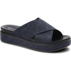Niebieskie Klapki Big Star Modne Buty Na Lato. Niebieskie klapki BIG STAR, bez wzorów, retro, bez obcasa, na platformie, bez zapięcia. W wyprzedaży za 118.15 zł.