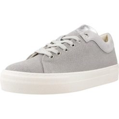 Buty GEOX D CLAUDIN Szary. Szare buty trekkingowe Geox, bez wzorów, z syntetyku, bez zapięcia, trekkingowe. Za 216.99 zł.
