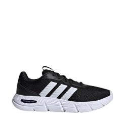 Buty damskie adidas Cloudfoam Flex. Czarne buty treningowe adidas, bez wzorów, z materiału, bez zapięcia, na fitness i siłownię, Adidas Cloudfoam. Za 175.99 zł.