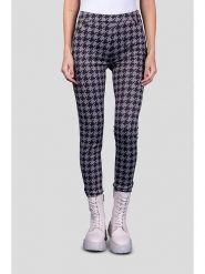 Blue Fire Spodnie "Donna" w kolorze czarno-szarym rozmiar: W30/L30. Czarne spodnie materiałowe Blue Fire, bez wzorów, z materiału, z podwyższonym stanem. Za 95.46 zł.