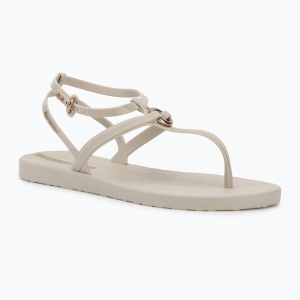 Sandały damskie Ipanema Atena. Brązowe sandały Ipanema, bez wzorów, z materiału, klasyczne, bez obcasa, bez zapięcia. Za 149.99 zł.