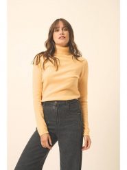 Just Cashmere Kaszmirowy golf "Ava" w kolorze żółtym rozmiar: L. Żółte swetry Just Cashmere, l, bez wzorów, z kaszmiru, bez ramiączek. Za 269.18 zł.