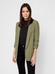 Pieces Marynarka 17090996 Zielony Regular Fit. Zielone marynarki i żakiety Pieces, xs, bez wzorów, z syntetyku, bez ramiączek. Za 129.99 zł.