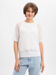 American vintage Damski sweter z dzianiny z zawartością kaszmiru Kobiety Lyocell biały, XS/S. Białe swetry American Vintage, s, bez wzorów, z dzianiny, vintage, bez ramiączek. Za 429.95 zł.