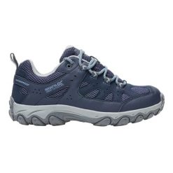 Damskie buty do chodzenia Edgepoint IV Low. Niebieskie buty trekkingowe Regatta, z materiału, bez zapięcia. Za 284.00 zł.