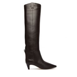 Kozaki MICHAEL Michael Kors. Brązowe kozaki MICHAEL Michael Kors, bez wzorów, bez obcasa, na szpilce, bez zapięcia. Za 1,779.00 zł.