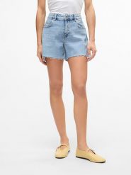 Vero Moda Szorty dżinsowe w kolorze błękitnym rozmiar: XS. Niebieskie szorty Vero Moda, z aplikacjami, z bawełny, klasyczne. Za 74.99 zł.