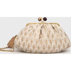 Weekend Max Mara torebka kolor beżowy. Brązowe listonoszki Weekend Max Mara, bez wzorów, na ramię, bez dodatków. Za 3,179.90 zł.