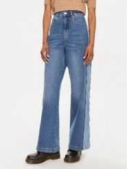 Munthe Jeansy Obbia 242140024207 Niebieski Wide Leg. Niebieskie jeansy Munthe, bez wzorów, z bawełny. Za 549.99 zł.