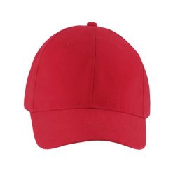Czapka Z Daszkiem Z 6 Panelami Słonecznymi. Czerwone czapki z daszkiem SOL'S, bez wzorów. Za 26.99 zł.