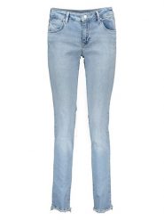MAVI Dżinsy - Slim Skinny - w kolorze błękitnym rozmiar: W25/L30. Niebieskie jeansy Mavi, l, z aplikacjami, ze skóry, klasyczne. Za 105.88 zł.