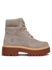 Timberland Trzewiki Stone Street TB0A5THXEJR1 Szary. Szare botki Timberland, bez wzorów, ze skóry, street, bez obcasa, na płaskiej podeszwie, bez zapięcia. Za 819.99 zł.