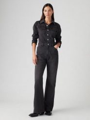 Levi's Kombinezon w kolorze antracytowym rozmiar: W29. Czarne kombinezony Levi's, s, bez wzorów, z bawełny, bez kołnierzyka, bez ramiączek. Za 198.56 zł.