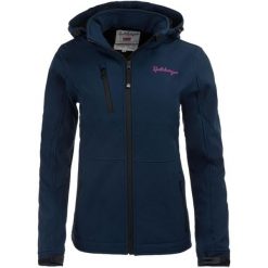 Spitsbergen Kurtka softshell 3-warstwowa damska Navy - 5000 mm. Niebieskie kurtki przejściowe sportowe ZONE PERFECT, bez wzorów, z softshellu, bez kaptura. Za 314.99 zł.