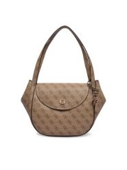 Guess Torebka HWSG97 56190 Brązowy jasny. Brązowe torebki klasyczne Guess, z aplikacjami, ze skóry, bez dodatków. Za 634.99 zł.
