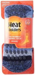 Skarpetki damskie Heat Holders Petunia - 37-42. Niebieskie skarpetki HEAT HOLDERS, bez wzorów, z bawełny. Za 131.99 zł.