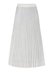 TATUUM Spódnica "Mirama" w kolorze kremowo-granatowym rozmiar: S. Brązowe spódnice Tatuum, s, bez wzorów, midi. Za 177.32 zł.