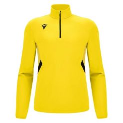Bluza rozpinana 1/4 Macron Piave. Czarne bluzy bez kaptura Macron, na zimę, bez wzorów, bez kaptura, na fitness i siłownię. Za 223.50 zł.