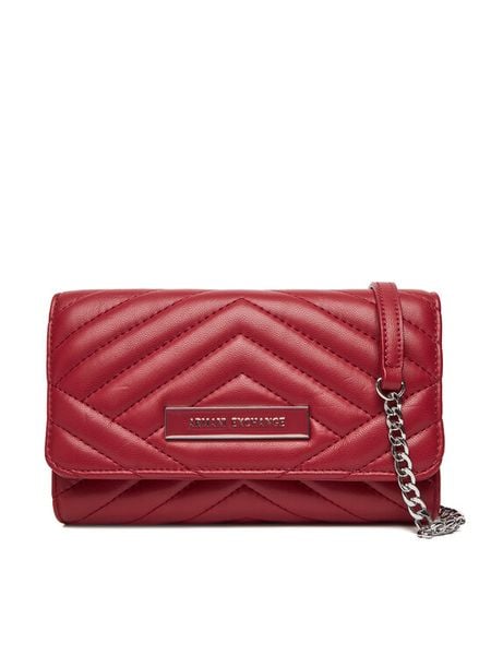 Armani Exchange Torebka 948481 4R742 U5081 Czerwony. Czerwone kopertówki Armani Exchange, bez wzorów, ze skóry, wizytowe, bez dodatków. Za 339.99 zł.
