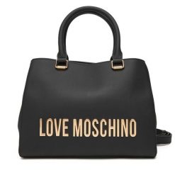 Torebka LOVE MOSCHINO. Czarne torebki klasyczne Love Moschino, bez wzorów, klasyczne, bez dodatków. Za 829.99 zł.