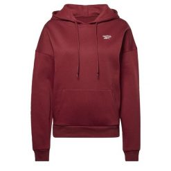 Damska bluza polarowa Reebok Identity. Czerwone bluzy z kapturem Reebok, m, bez wzorów, z bawełny, z kapturem, na fitness i siłownię. Za 169.00 zł.